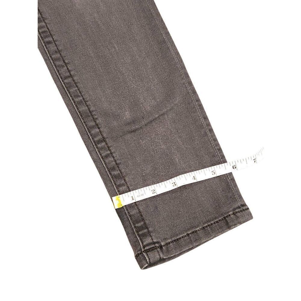 Miss Me 'mid-rise skinny' women 27x29 measured Gray wash Logo denim jeans - Picture 6 of 10